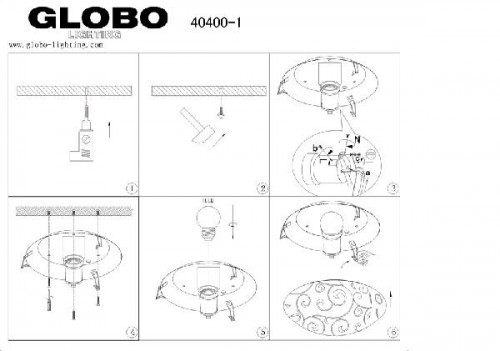 Потолочный светильник Bike 40400-1