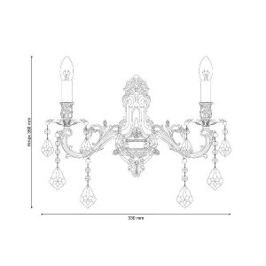 Бра Barletta BARLETTA W122.2 antique