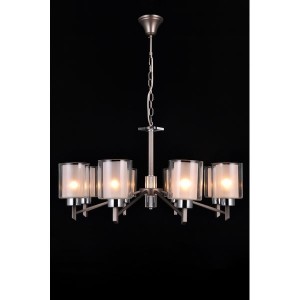 Подвесная люстра  DOUBLE 81049-8C  ANTIQUE SILVER