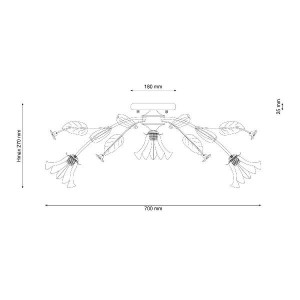 Потолочная люстра Fiori Di Rose Fiori di rose 112.6.1