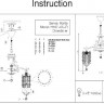 Подвесная люстра Ronta DIA107-PL-05-R