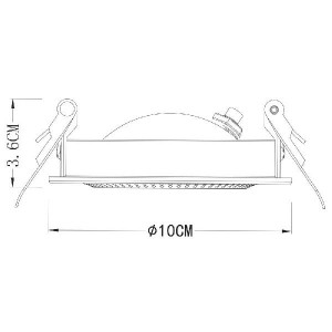 Точечный светильник Studio A3807PL-1WH