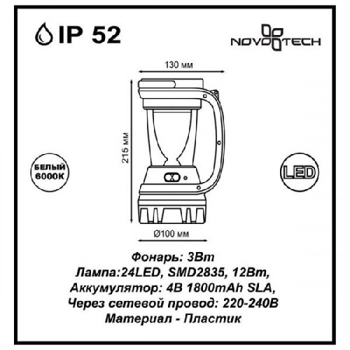 Кемпинговый фонарь Trip 357681