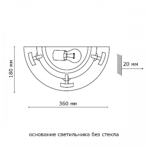Настенный светильник Greca Wood 060