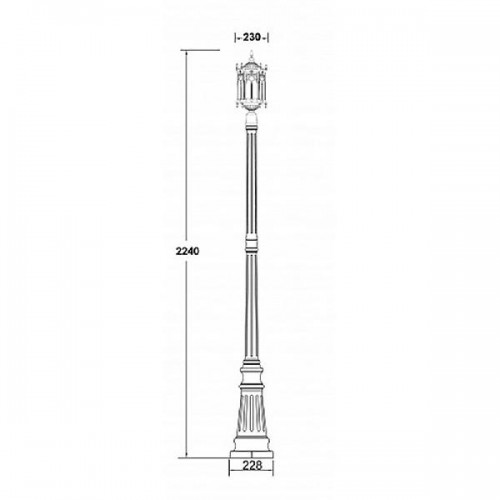 Наземный фонарь  89909L Bl