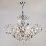 Подвесная люстра Crystal 10080/12 хром/прозрачный хрусталь Strotskis