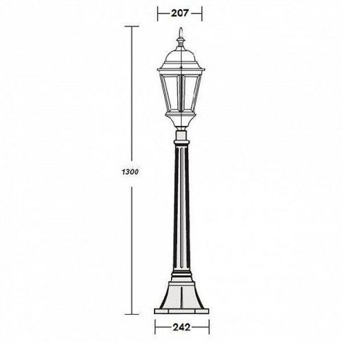 Наземный фонарь  91407L Gb