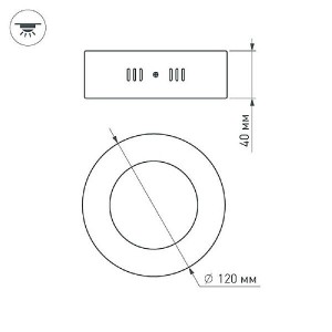 Точечный светильник SP 018855