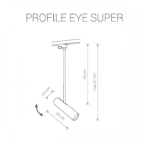 Трековый светильник Profile Eye Super 9325