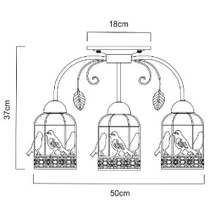 Потолочная люстра Cincia A5090PL-3WG