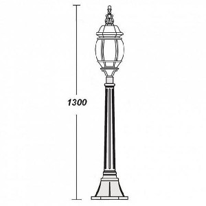 Наземный фонарь 83407L Gb