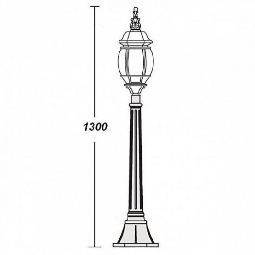 Наземный фонарь  83407L Gb