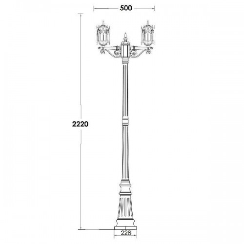 Наземный фонарь  89909S A Bl