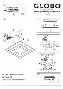 Потолочный светильник Amos 41684-3