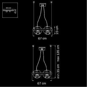 Подвесной светильник Palla 803141