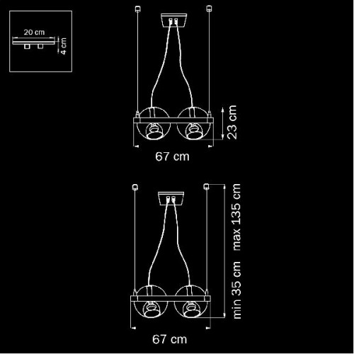 Подвесной светильник Palla 803141