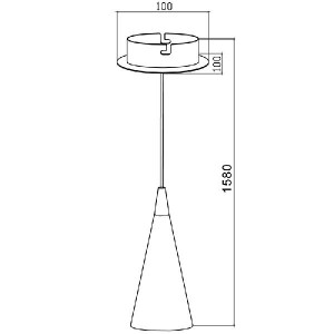 Подвесной светильник Nevill P318-PL-01-N