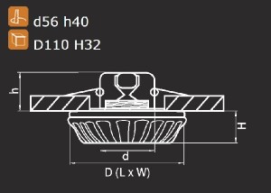 Точечный светильник TORCEA 006332