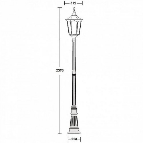 Наземный фонарь  79709L Bl