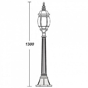 Наземный фонарь 83407L W