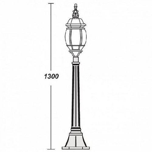 Наземный фонарь  83407L W