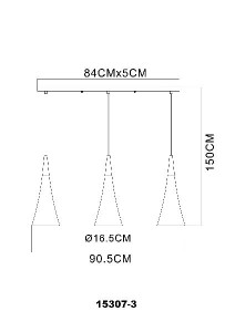 Подвесной светильник Katta 15307-3