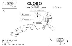 Потолочная люстра Forrest 54645-4