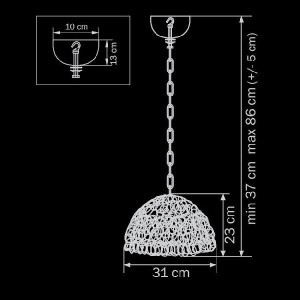 Подвесной светильник Murano 603110