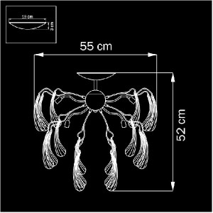 Потолочная люстра MANICA 794094