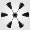 Потолочная люстра Nigella 70052/6 черный/золото