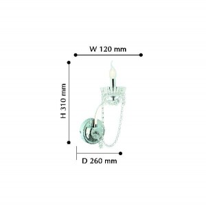 Бра Prunk 2424-1W