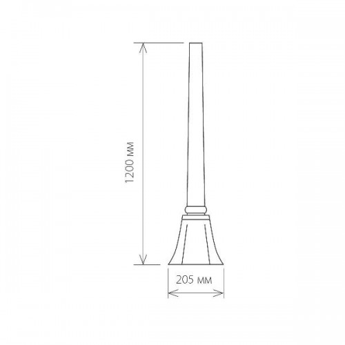 Столб для светильника Farola столб 120см черное золото, арт. A023552