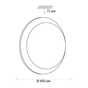 Настенно-потолочный светильник Capi 3003/DL