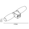 Настенный светильник Aqua A1209AP-2WH