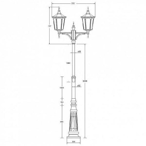 Наземный фонарь 79710L A/А2 Bl