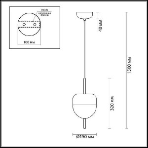 Подвесной светильник Pamfa 4621/12L
