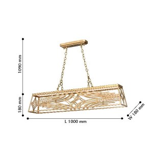 Подвесная люстра Philipp 2498-10P