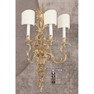 Бра 592Q 592Q/3 AB CREAM SHADE