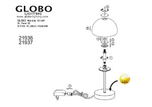 Интерьерная настольная лампа Snowflake 21936