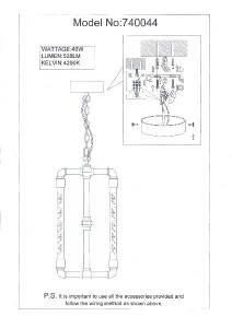 Подвесной светильник Condetta 740044