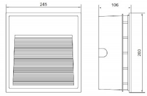 Встраиваемый светильник уличный 91490 W