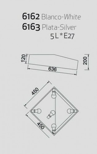 Потолочный светильник Mini 6162