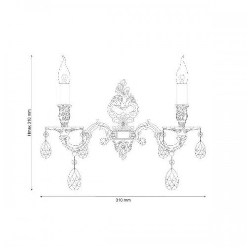 Бра Barletta BARLETTA W1730.2 cream white