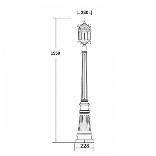 Наземный фонарь  89911L Bl