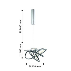 Подвесной светильник Saga 2326-1P