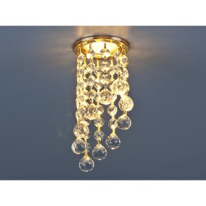 Точечный светильник 205C-C 205C-C MR16 GD/CL золото/прозрачный Точечный светильник 205C-C 205C-C MR16 GD/CL золото/прозрачный