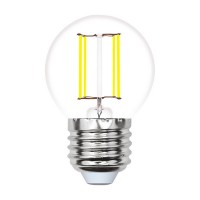 Лампочка светодиодная  LED-G45-5W/WW/E27/CL/MB GLM10TR картон