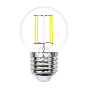 Лампочка светодиодная  LED-G45-5W/WW/E27/CL/MB GLM10TR картон