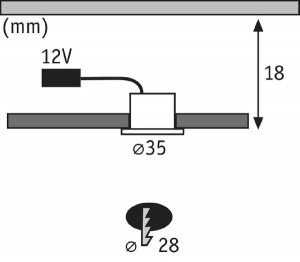 Точечный светильник 93588