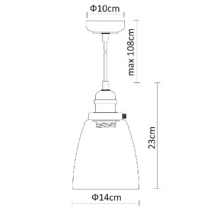Подвесной светильник Trento A9387SP-1CC